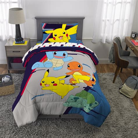 full pokemon bedding|pokemon full size bed set.